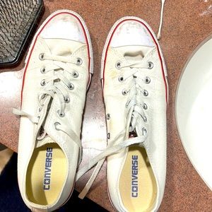 Converse shoes worn a few times but are just too big.
